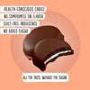 Diablo zuckerfreie Schoko-Creme Kekse 136g - Einzeln verpackt nur 7,2 g anrechenbare KH/2Stk.