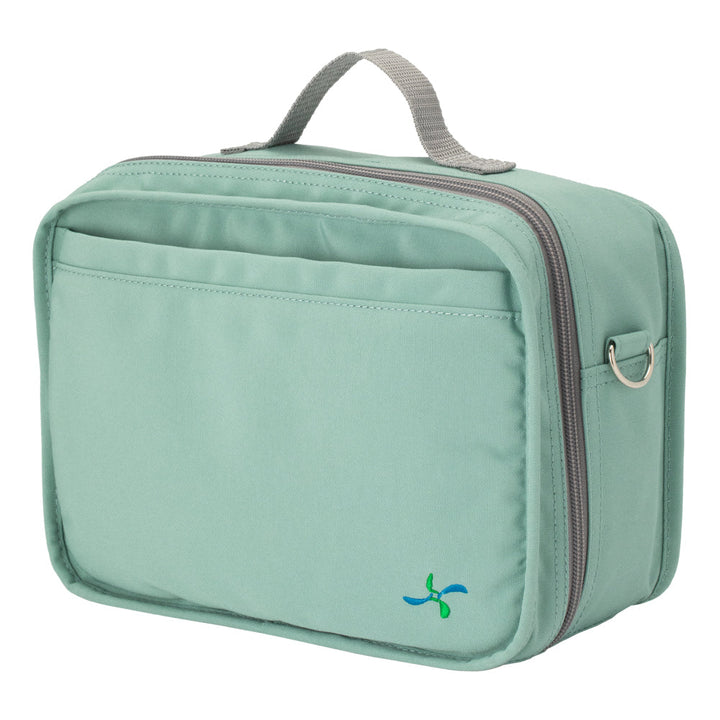 Diabetes Reisetasche mit Gepäckgurt - Seafoam