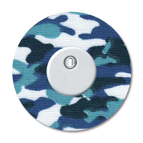 Sparpack 10 + 1 SCHMUCK Tape Ring Camouflage Blau (z.B. Libre 3)