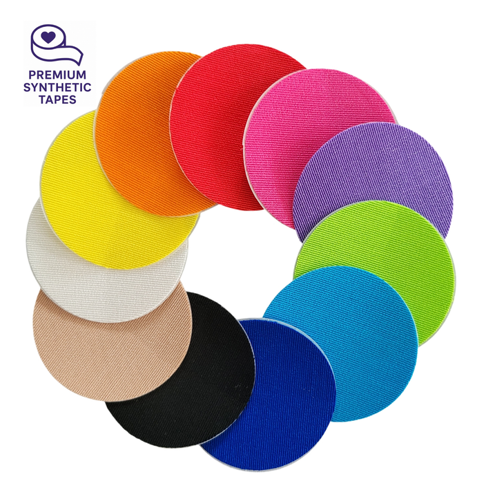 Sparpack 10+1 Tape Rund Regenbogen MIX (Overpatches passend z.B. Libre, Dexcom G7, Medtronic Enlite, SmartGuide)