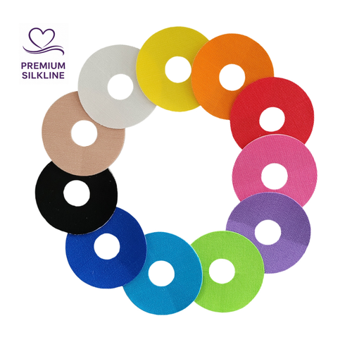 NEU: Sparpack 10+1 Libre 3 Tape Regenbogen MIX (Ringtape passend z.B. Libre 3)