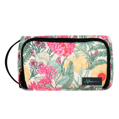 NEW !! Insulated Diabetes INSULIN PEN CASE "SPRING FLOWER" (for 4 insulin pens)