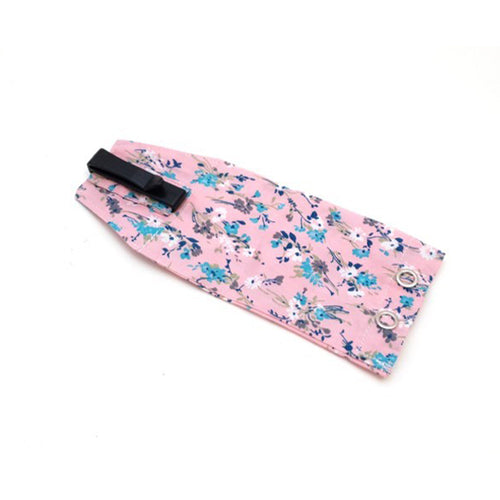 Bra pump bag scattered flowers pink