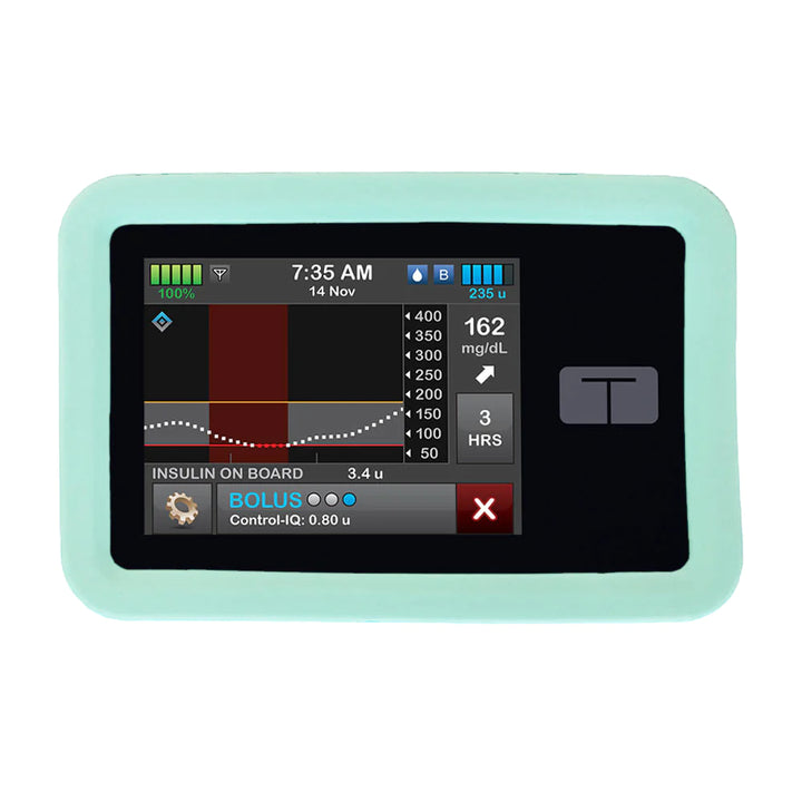 TANDEM t.slim x2 Silikonhülle Pumpe Soft Case Aqua