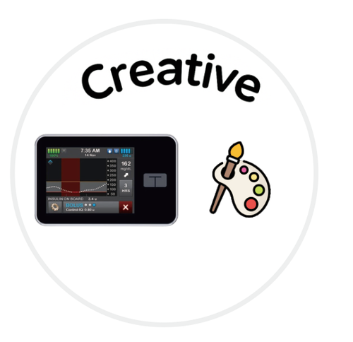 Tandem t:slim Sticker ,,CREATIVE"