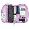 Diabetes accessory bag "Tessa Purple Floral"