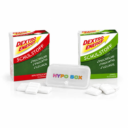 Caja de glucosa para llevar, set hipo 1: HYPO BOX con Dextro Energy