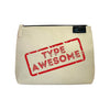 TypeAwesomeFront Canva Bag