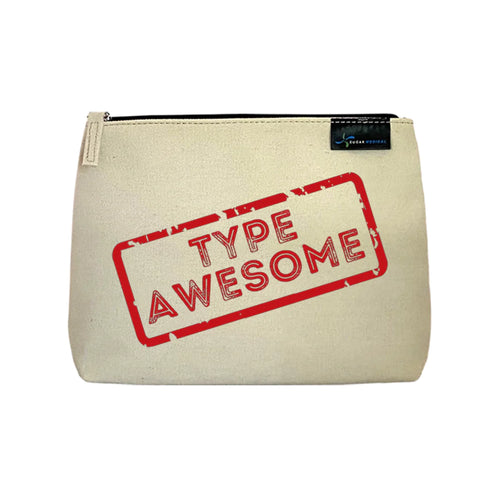 CANVAS TASCHE "Type Awesome"