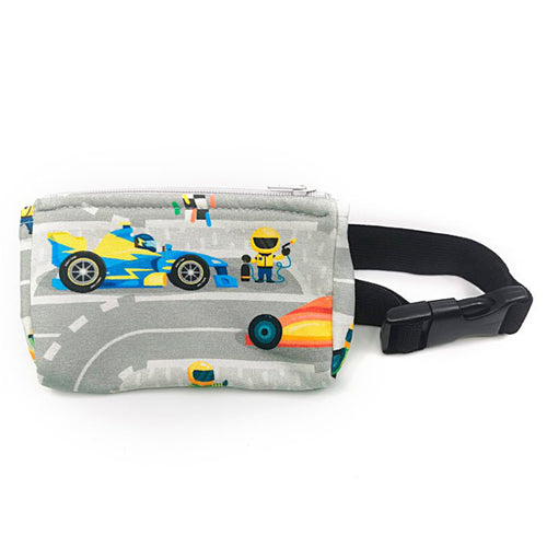 Formula 1 bum bag with flexible strap