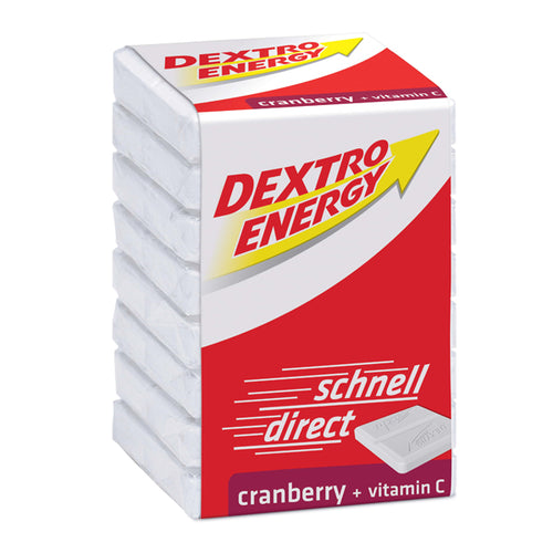 Dextro Energy Würfel Cranberry + Vitamin C