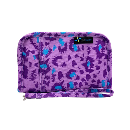 Diabetes Accessory Bag "Purple Leo"