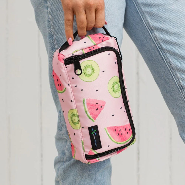 NEW !! Insulated Diabetes INSULIN PEN CASE "WILD PINK" (for 4 insulin pens)