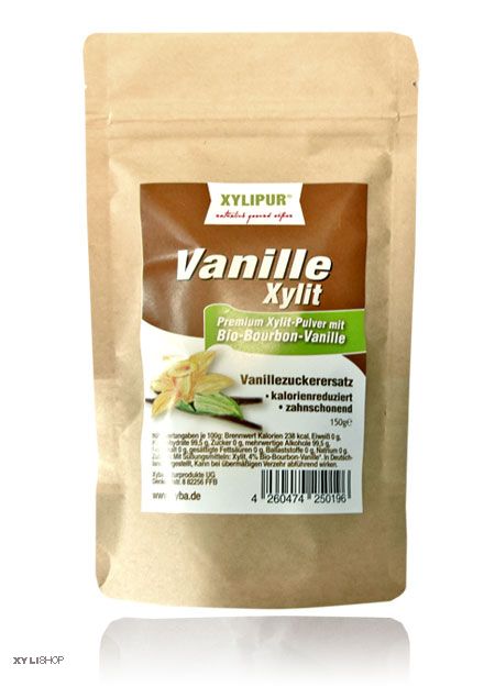 XYLIPUR® Vanilla Xylitol Powder for Baking 150g - Vanilla Sugar Substitute