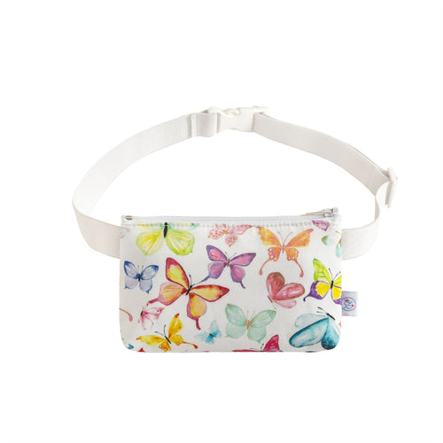 Insulinpumpentasche (12cmx7cm) BUTTERFLY mit flexiblem Band für Kinder und Erwachsene