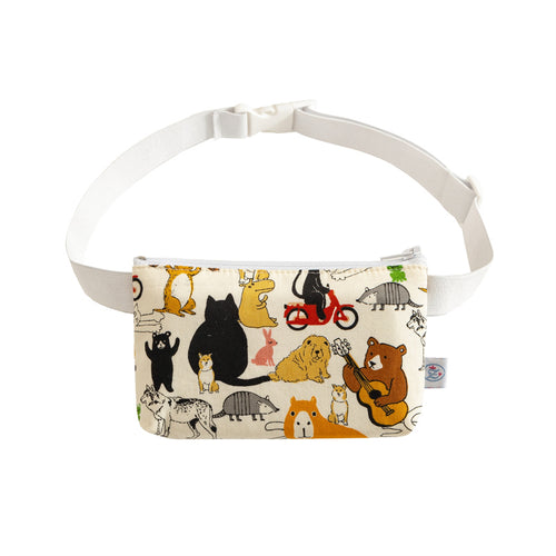 Insulinpumpentasche (12cmx7cm) TIERPARTY mit flexiblem Band für Kinder ab 3 Jahren