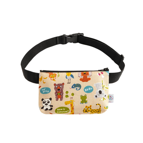 Insulinpumpentasche (12cmx7cm) TIERFREUNDE mit flexiblem Band für Kleinkinder ab 1 Jahr