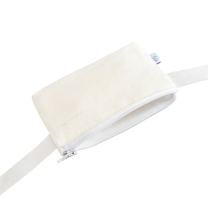Insulinpumpentasche (12cmx7cm) WEIß mit flexiblem Band