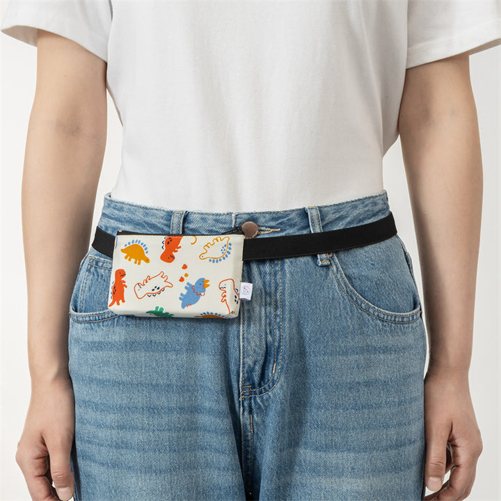 Insulinpumpentasche (12cmx7cm) DINO mit flexiblem Band für Kinder ab 3 Jahren