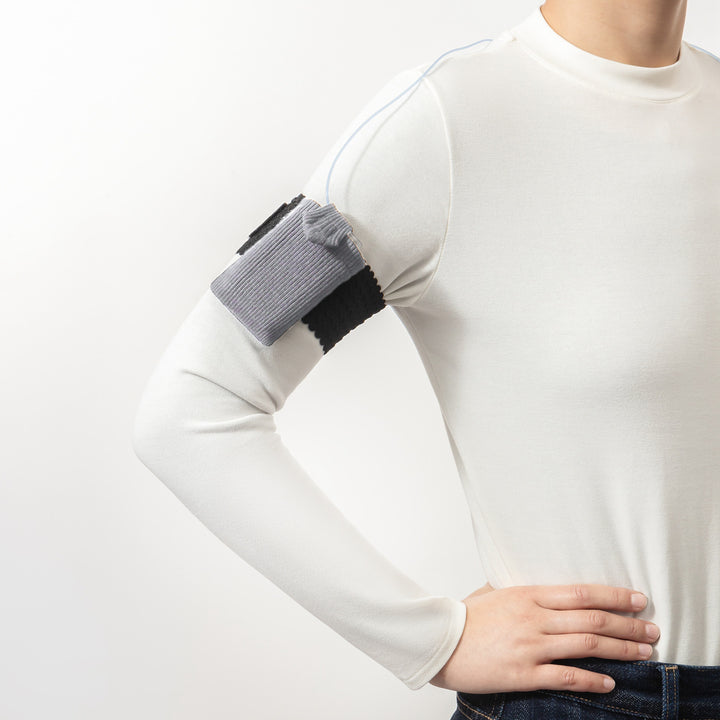 Armband mit Insulinpumpentasche Oberarm verschiedene Farben