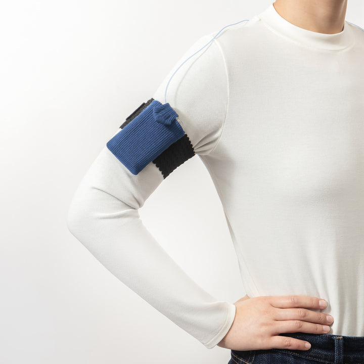 Armband mit Insulinpumpentasche Oberarm verschiedene Farben