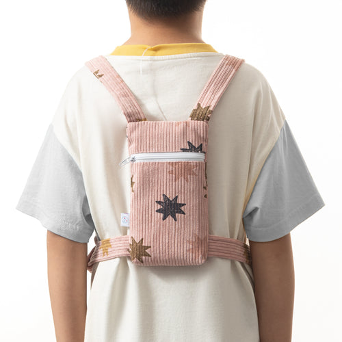 NEU: Insulinpumpenrucksack für Kinder mit Platz für CGM Reader/Handy "STERNE"