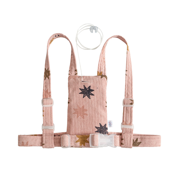 NEU: Insulinpumpenrucksack für Kinder mit Platz für CGM Reader/Handy "STERNE"