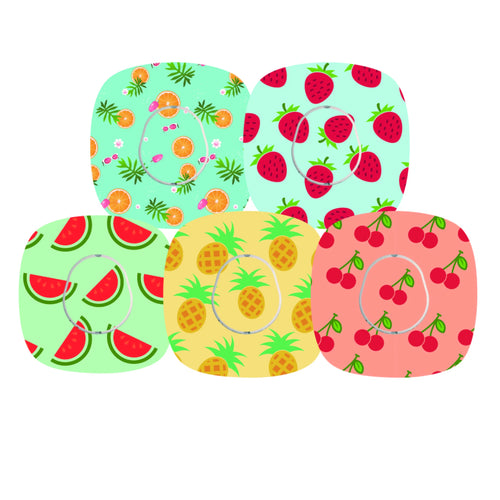 5x Design Tape + Sticker ''Fruits'' – Dexcom G7