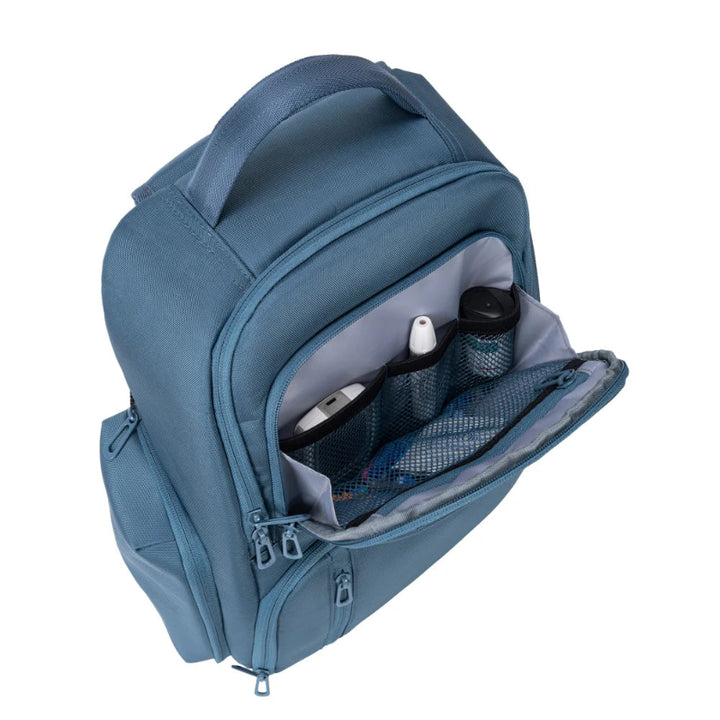 Zuckerschmuck Diabetes Reiserucksack ''Steel Blue'' Teststreifen Pen