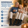 Zuckerschmuck Diabetiker Socken Schwarz, weich, druckfrei, atmungsaktiv, gemeinsam