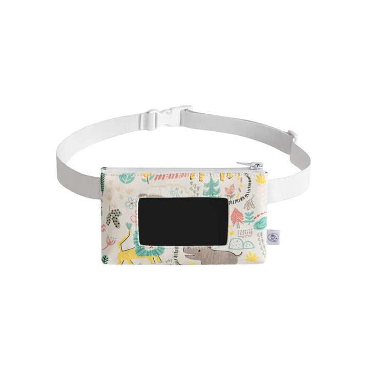 Funda "Fiesta Animal" con ventana para bombas de insulina y lectores (3 a 99 años)