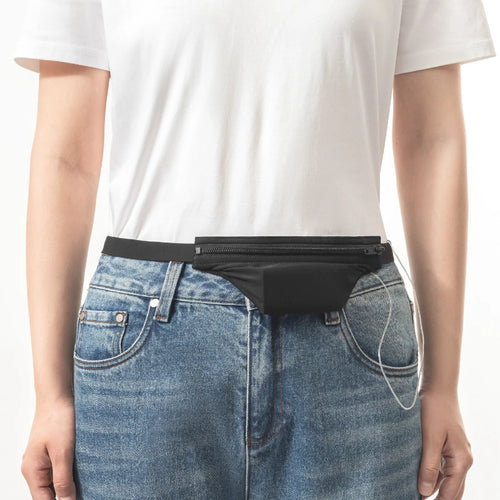 NEW: Insulin Pump Pouch for Swimming, Bathing & Sports – Black Waist Bag for Children & Adults