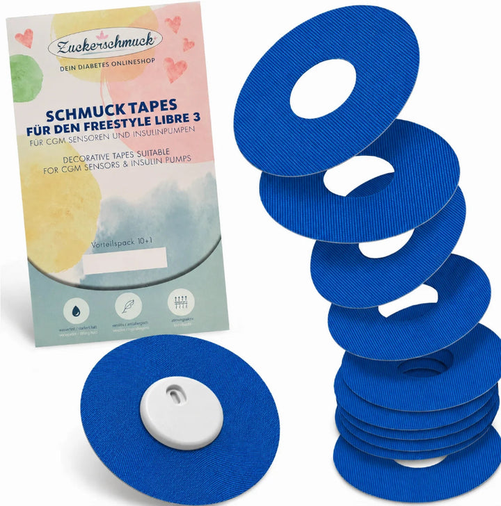 Zuckerschmuck Sparpack 10+1 gratis SCHMUCK Tape Libre 3 Ring Navy 