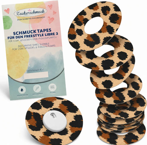 Value pack 10+1 free JEWELRY Tape Ring Leo NEW (e.g. Libre 3)
