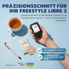 Zuckerschmuck Freestyle Libre 3 Tape CGM Sensor Passform - Garantie