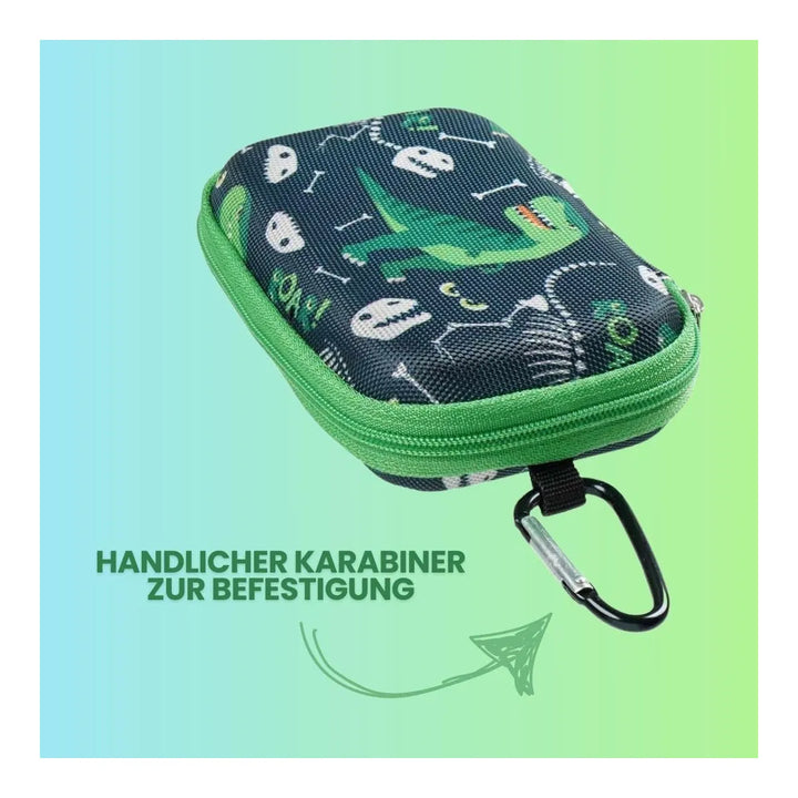 Diabetes Zubehör Tasche mit Karabinerhaken für Blutzuckermessgeräte "DINO"