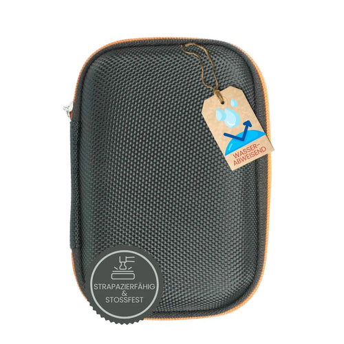 Dexcom reader case G7, "Black" leather vegan