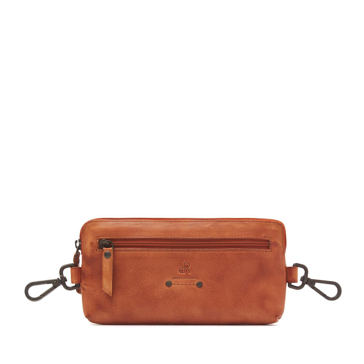 dR Amsterdam Gürteltasche Insulinpumpe cognac