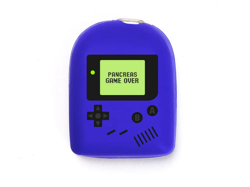 Omnipod Cover ''Game Over - Dark Blue"