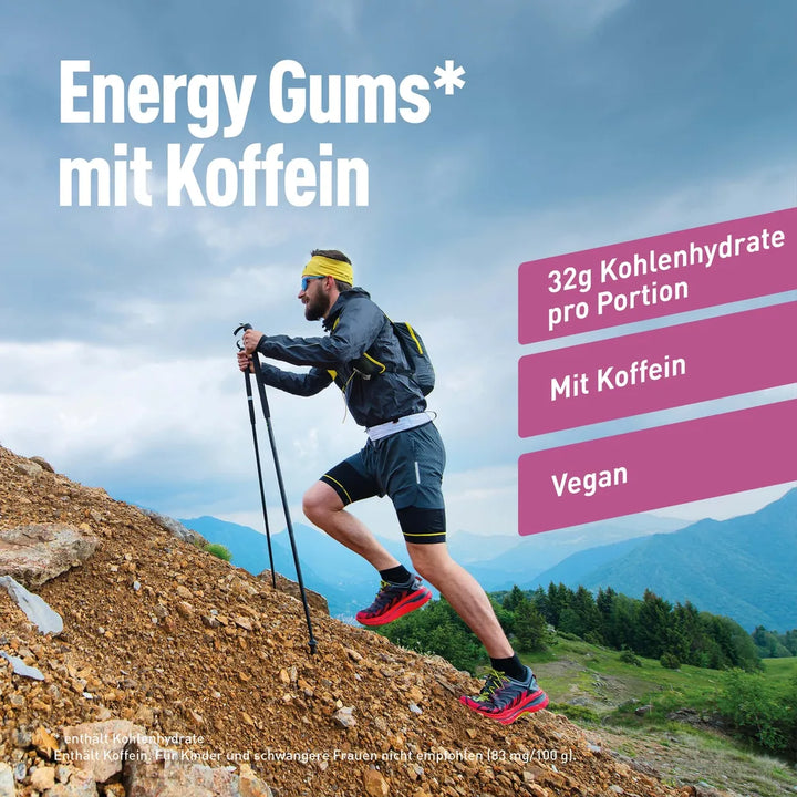 Dextro Energy Gums Blackcurrant + Caffein (6 pieces à 5 g KH)