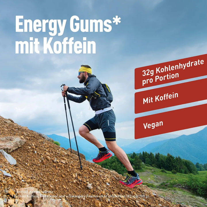 Dextro Energy Gums Cola + Caffeine (6 pieces of 5 g KH each)