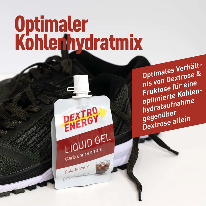 Dextro Energy Liquid Gel Cola, gel de dextrose avec caféine et guarana, 60 ml
