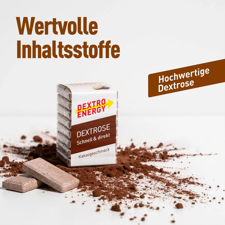Dextro Energy glucose cubes, cocoa