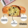 Diablo bizcocho sin azúcar de pepitas de chocolate (200 g, solo 23 g de HC computables/100 g)