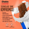 Diablo chocolate con leche sin azúcar (85 g, solo 7 g de HC computables por tableta)