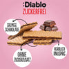 Diablo barquillo sin azúcar con crema de chocolate (150 g, de 9 a 14 g de HC computables por ración de 25 g)