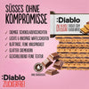 Diablo barquillo sin azúcar con crema de chocolate (150 g, de 9 a 14 g de HC computables por ración de 25 g)