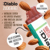 Diablo chocolate con leche sin azúcar con almendras (75 g, solo 6 g de HC computables por tableta)