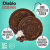 Diablo galletas sándwich de chocolate negro sin azúcar con crema de vainilla (176 g, envasadas individualmente, solo 4,5 g de HC por galleta)