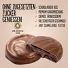 Diablo galletas de chocolate negro sin azúcar con relleno de crema de chocolate (128 g, solo 4,5 g de HC computables por galleta)